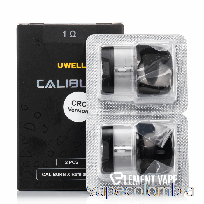 Kit De Vape Completo Uwell Caliburn X Cápsulas De Repuesto Cápsula De 3 Ml + Bobina De 1.0 Ohmios
